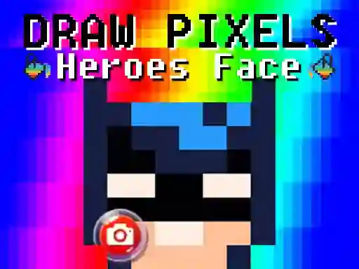 שפּיל Draw Pixels Heroes Face אָנליין