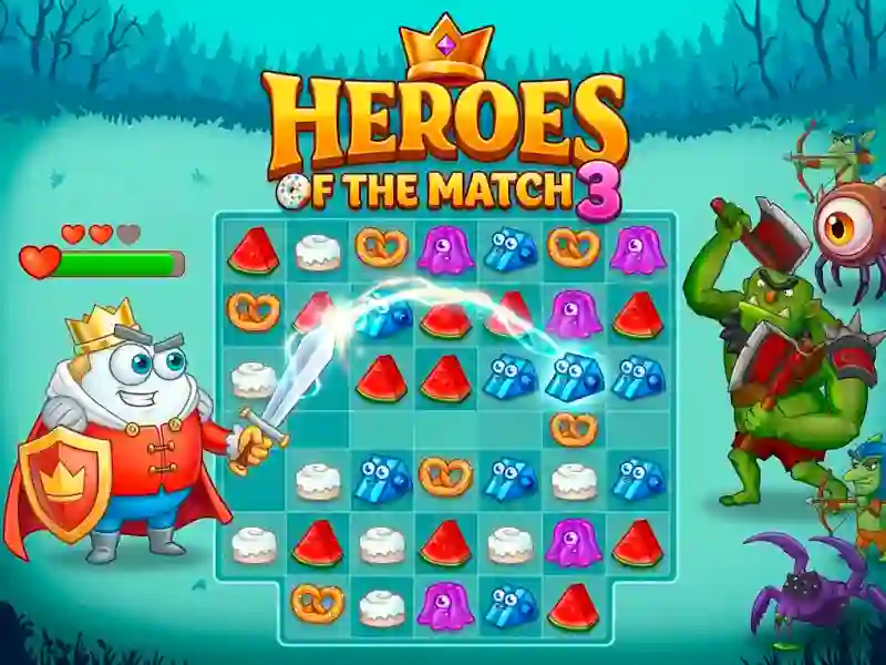 שפּיל Heroes of the match 3 אָנליין