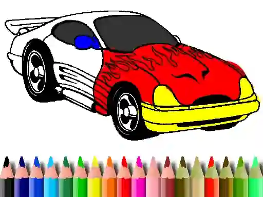 שפּיל Back To School: Muscle Car Coloring אָנליין