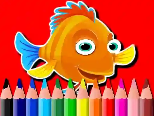 שפּיל Back To School: Fish Coloring Book אָנליין