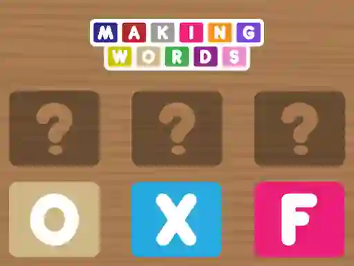 שפּיל Making Words אָנליין