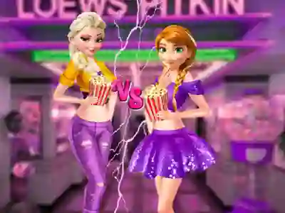 שפּיל Ellie and Annie Movie Night אָנליין