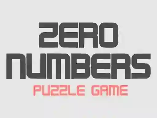 שפּיל Zero Numbers Puzzle Game אָנליין