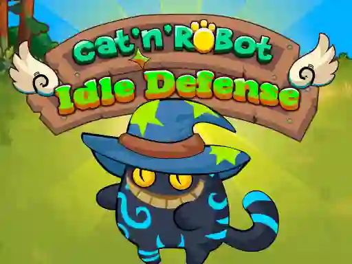 שפּיל Cat'n' Robot Idle Defense אָנליין
