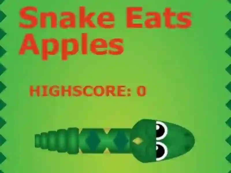 שפּיל Snake Eats Apples אָנליין
