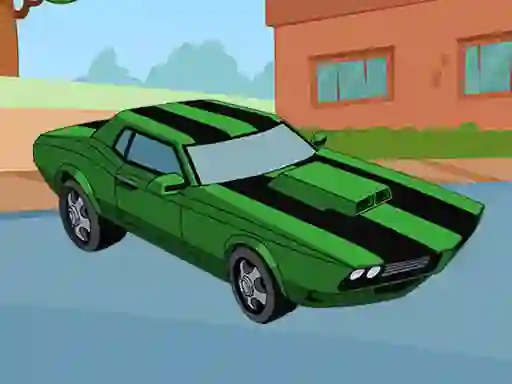 שפּיל Ben 10 Car Jigsaw אָנליין