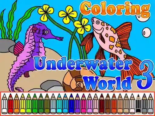 שפּיל Сoloring Underwater World 3 אָנליין