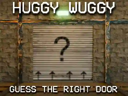 שפּיל Huggy Wuggy Guess the right door אָנליין