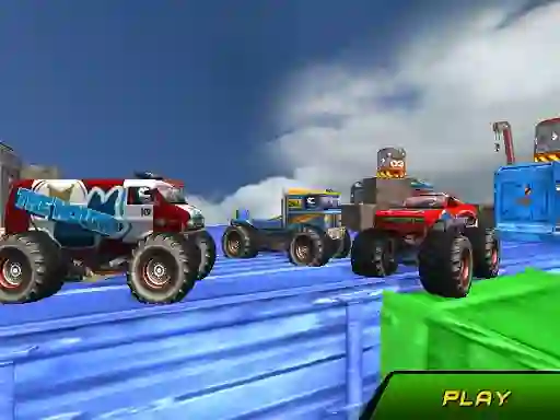 שפּיל Monster Truck Stunts Sky Driving אָנליין
