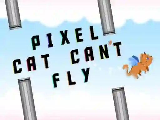 שפּיל Pixel cat can't fly אָנליין