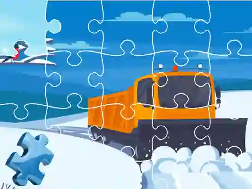 שפּיל Winter Trucks Jigsaw אָנליין