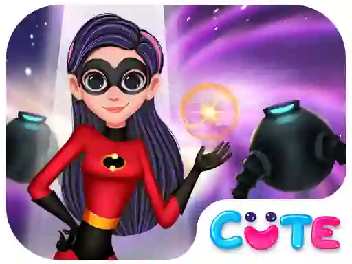 שפּיל Superhero Violet Fashion Shoot אָנליין