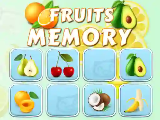 שפּיל Fruits Memory אָנליין