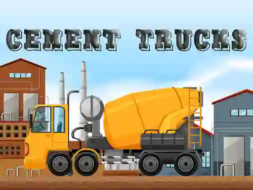 שפּיל Cement Trucks Hidden Objects אָנליין