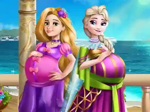 שפּיל Palace Princesses Pregnant BFFS אָנליין