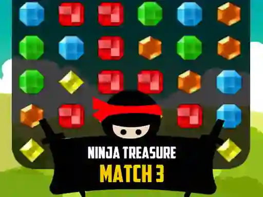 שפּיל Ninja Treasure Match 3 אָנליין