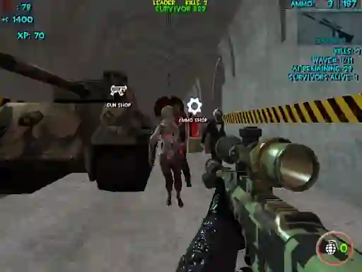 שפּיל Zombie Apocalypse Bunker Survival Z אָנליין