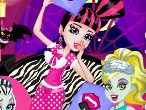 שפּיל Monster Slumber Party Funny Faces אָנליין