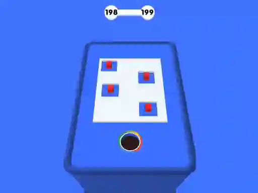 שפּיל Hole 3d Color Block Game אָנליין