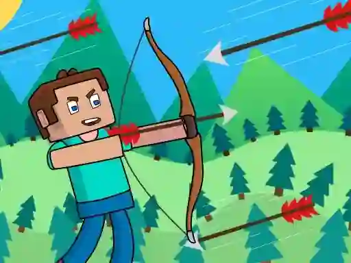שפּיל Noob Archer Monster Attack אָנליין