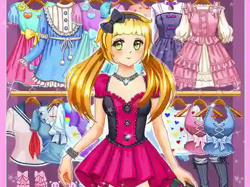 שפּיל Anime Kawaii Dress Up אָנליין