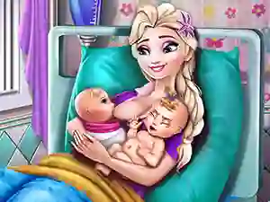 שפּיל Ice Queen Twins Birth אָנליין