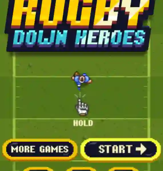 שפּיל Rugby Down Heroes אָנליין