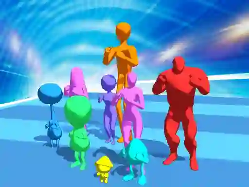 שפּיל Stickman Crowd Fight אָנליין