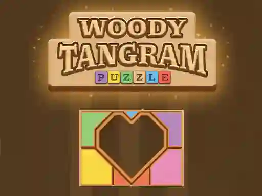שפּיל Woody Tangram Puzzle אָנליין