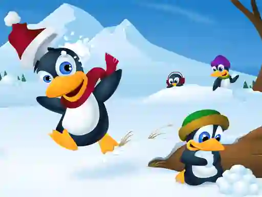שפּיל Cute Penguin Slide אָנליין