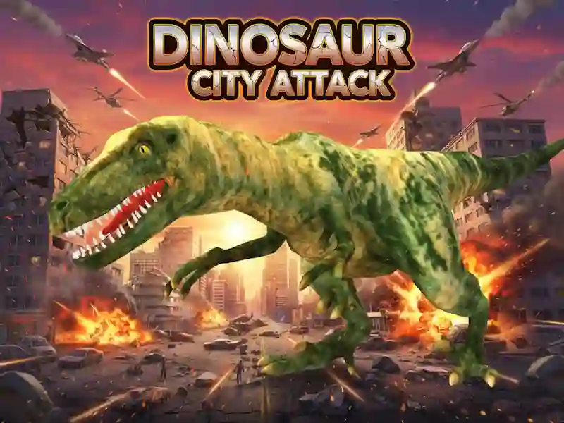 שפּיל Dinosaur City Attack אָנליין