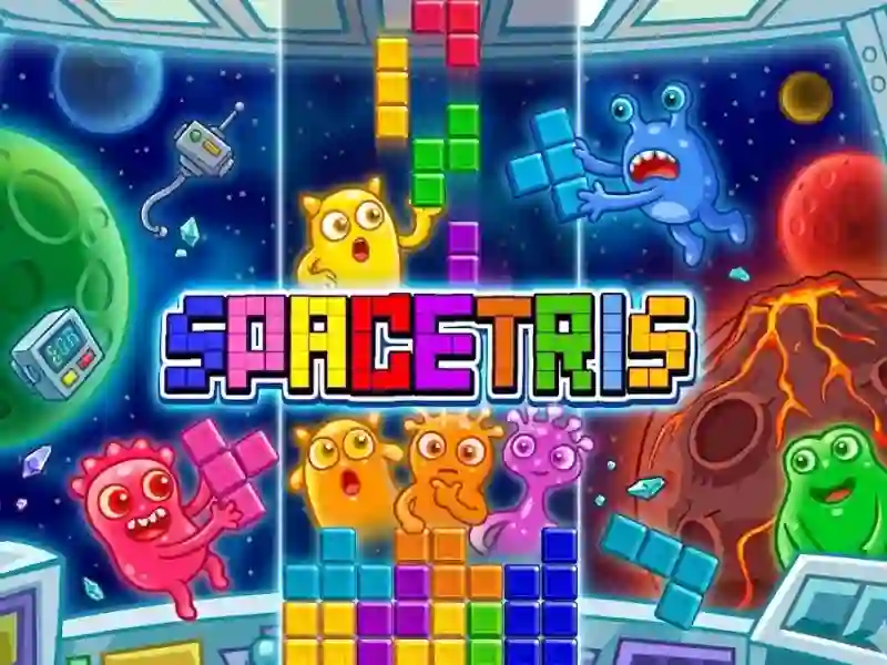 שפּיל SpaceTris אָנליין