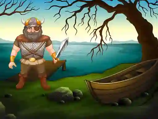 שפּיל Viking Warrior Battle: Puzzle אָנליין