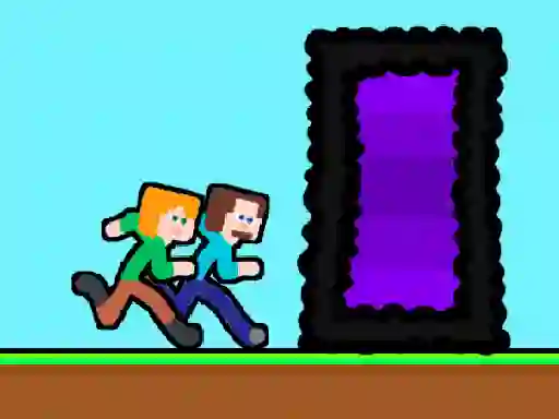 שפּיל Steveman and Alexwoman: Easter Egg אָנליין