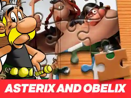 שפּיל Asterix and Obelix Jigsaw Puzzle אָנליין