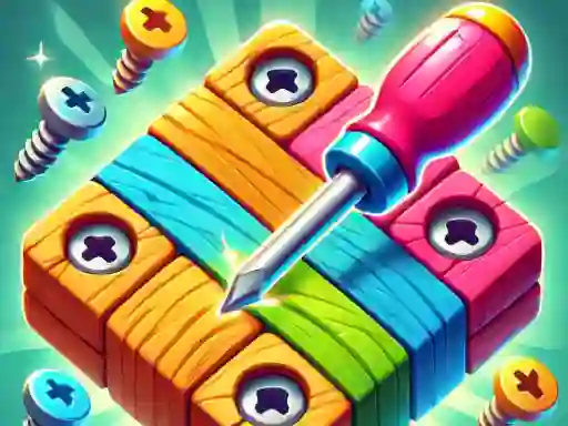 שפּיל Unscrew Wood Puzzle אָנליין