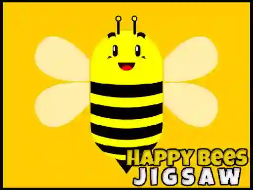 שפּיל Happy Bees Jigsaw אָנליין