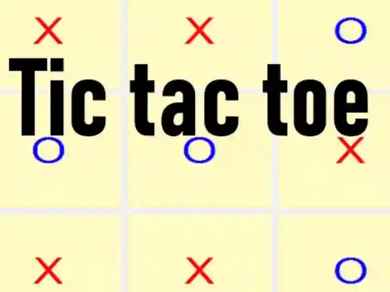 שפּיל Tic tac toe אָנליין
