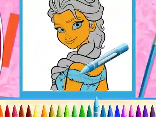 שפּיל The Princess Sisters Coloring אָנליין