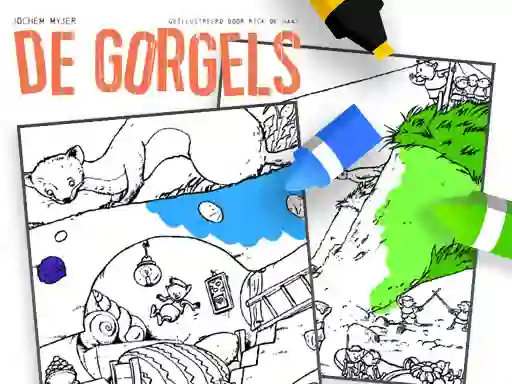 שפּיל Coloring Gorgels אָנליין