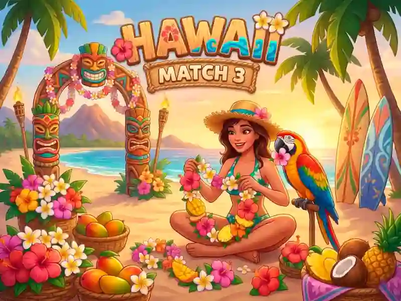 שפּיל Hawaii Match 3 אָנליין