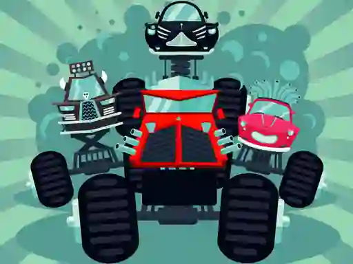 שפּיל Crazy Monster Trucks Memory אָנליין