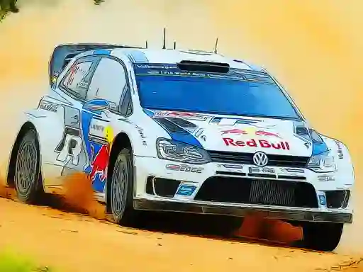 שפּיל Rally Car Driving Jigsaw אָנליין