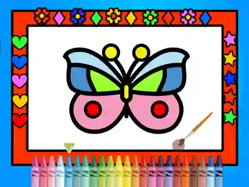 שפּיל Color and Decorate Butterflies אָנליין