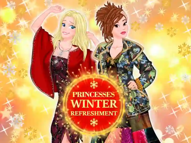 שפּיל Princesses winter refreshment אָנליין