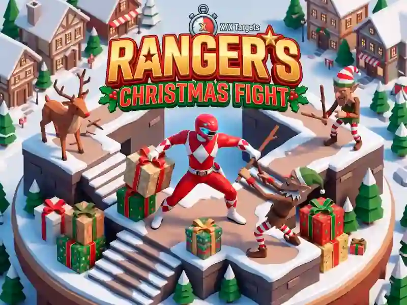 שפּיל Power Rangers Christmas run אָנליין