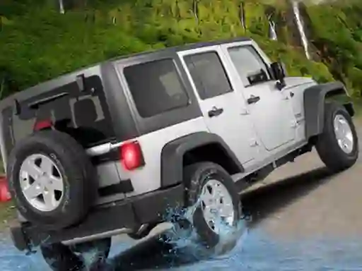 שפּיל 4x4 Passenger Jeep Driving game 3D אָנליין