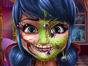 שפּיל Dotted Girl Halloween Makeup אָנליין