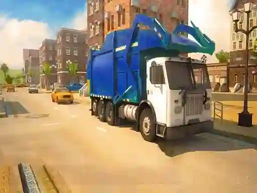 שפּיל Road Garbage Dump Truck Driver אָנליין