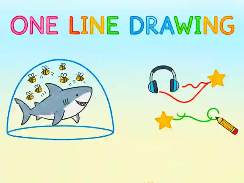 שפּיל One Line Drawing אָנליין
